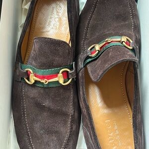 Gucci Horsebit Suede Loafer size 11